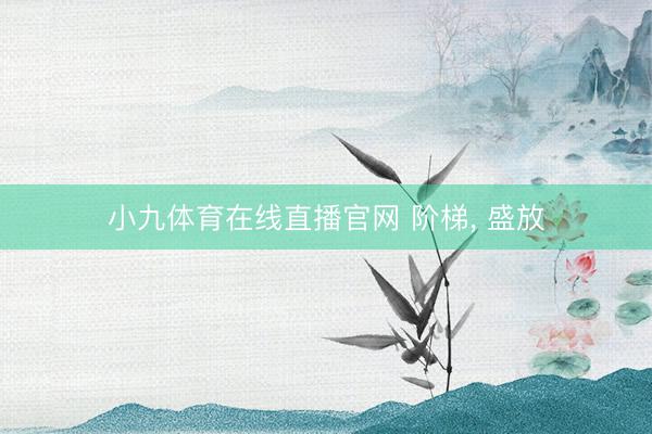 小九体育在线直播官网 阶梯， 盛放